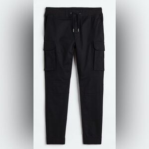 H&M Men's Black Cargo Pants